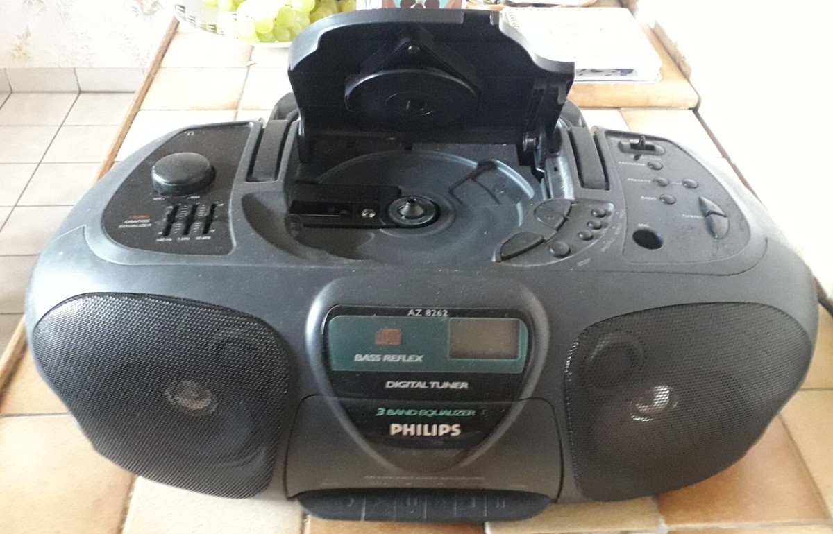 Radio lecteur CD et K7 Philips Az 8262 | eBay