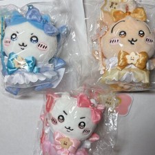 Chiikawa Super Magical Power Up Mascot Plush Mascot Toy Set of 3 Usagi Hachiware