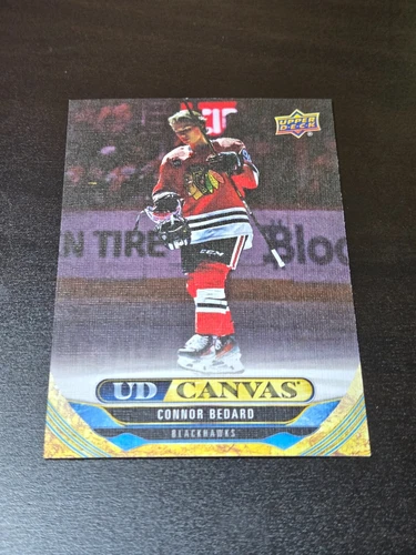 2024-25 Upper Deck Series 1 Connor Bedard UD CANVAS Chicago Blackhawks NHL