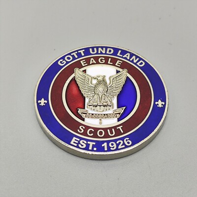 Gott Und Land Eagle Scout Troop 510 Topton PA Challenge Coin
