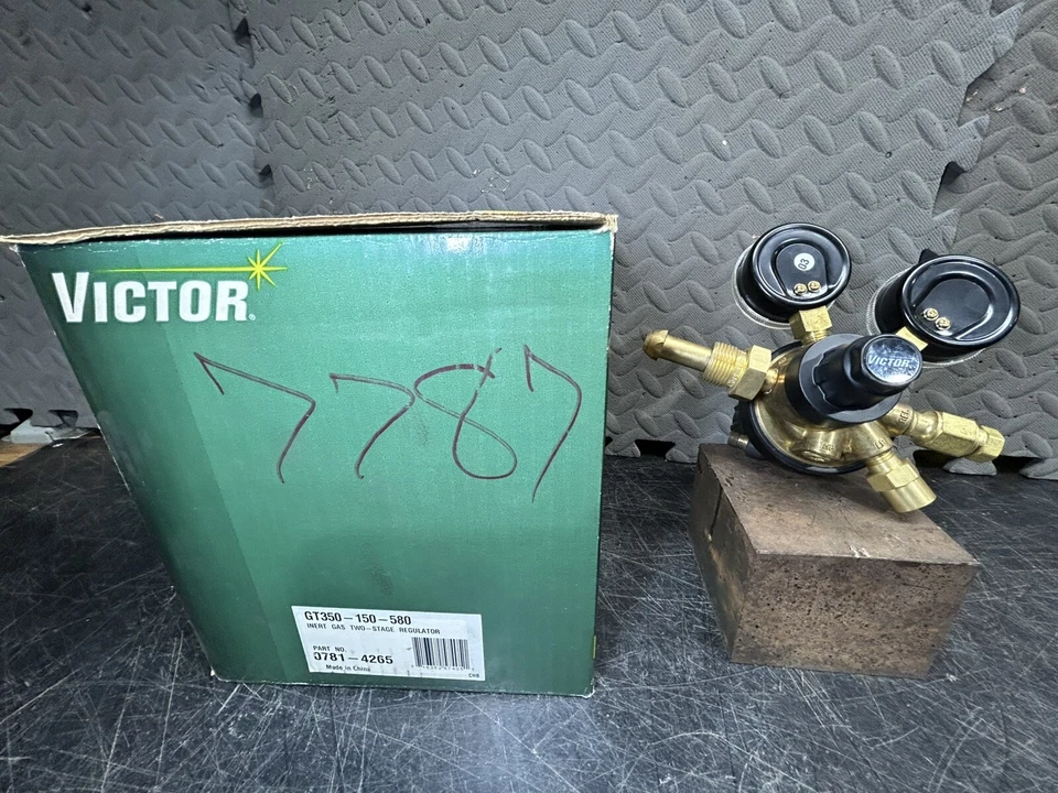 Regulador Victor GT350-150-580 gás inerte alta capacidade dois estágios - Imagem 4 de 4