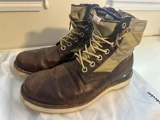 visvim 7-HOLE 73-FOLK NATURAL BEIGE US 9.5 Used