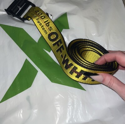 Off-White Classic Industrial Web Logo Belt - Perfect  display picture 3