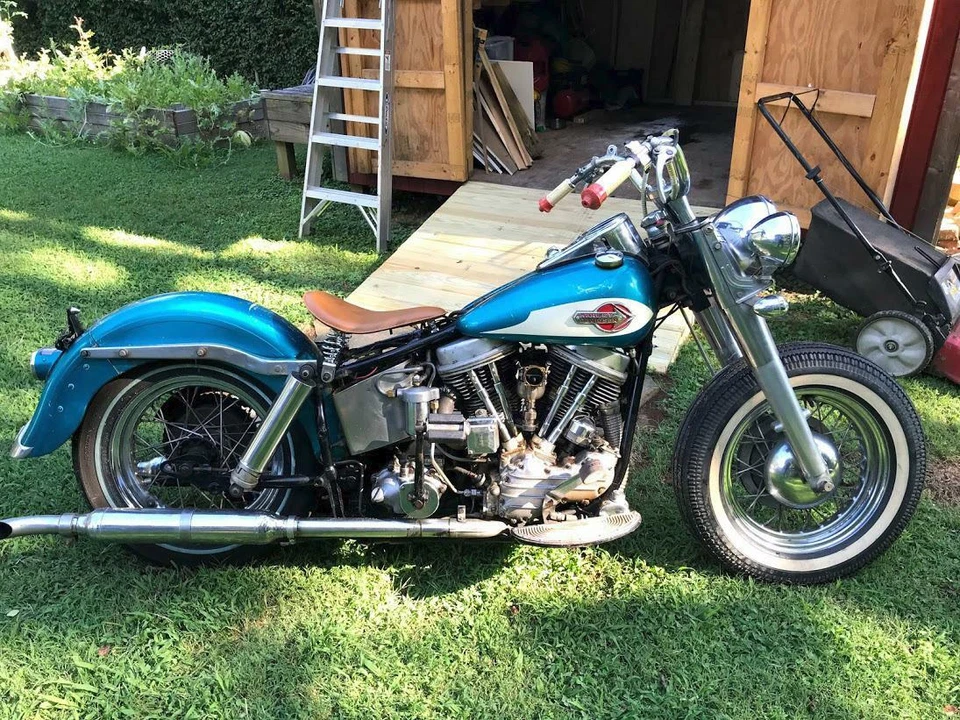 Sillín de resorte de asiento individual para motocicleta Harley Softail Heritage Springer Bobber Foto 4 de 4