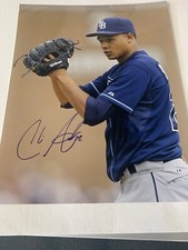 Chris Archer Autographed 11x14 Tampa Bay Rays Pirates Z101