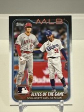 2024 Topps Series 1 OHTANI BETTS Elites of The Game Share a Hug #138 Los Angeles