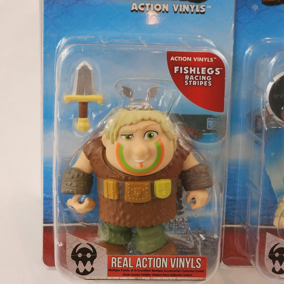 Cómo entrenar a tu dragón Astrid y patas de pez rayas de carreras vinilos de acción leales Foto 2 de 4