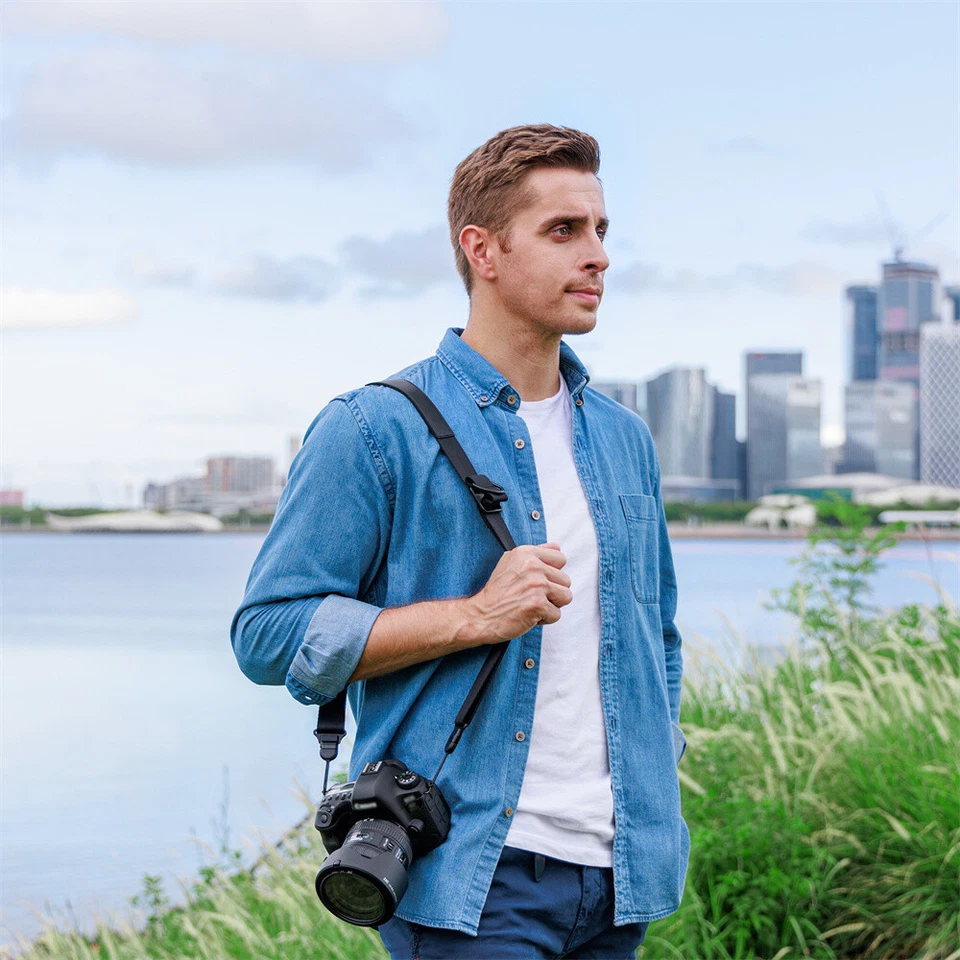 JJC Camera Neck Shoulder Strap for Canon EOS R6 Mark III Fujifilm X-T30 III X-E5 - Image 4 of 4