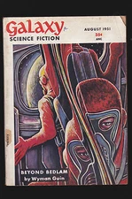 Galaxy Magazine RAY BRADBURY Wyman Guin Lester del Rey August 1951 