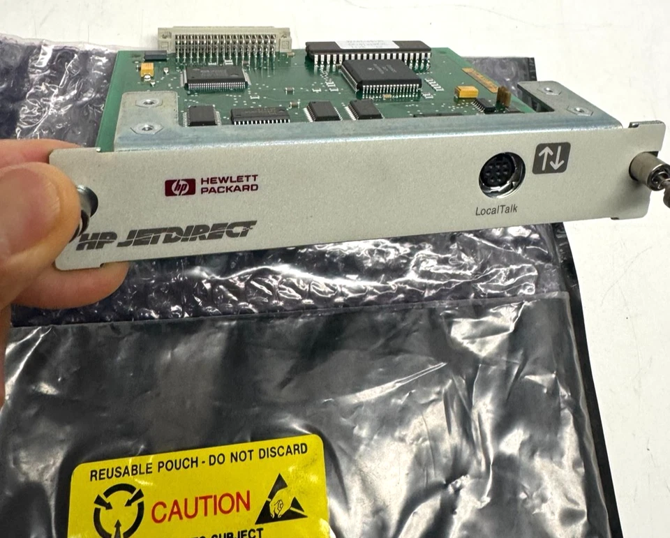Vintage NOS HP J413B301A1 HP Local Talk Jetdirect Card Print Server - Image 2 of 4