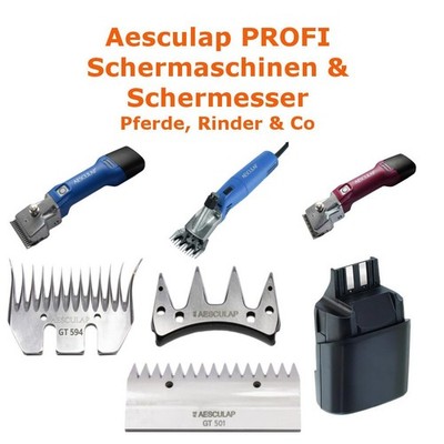 Aesculap Econom Equipe CL Schermaschine Ersatz Schermesser Pferd Schaf Hund Rind