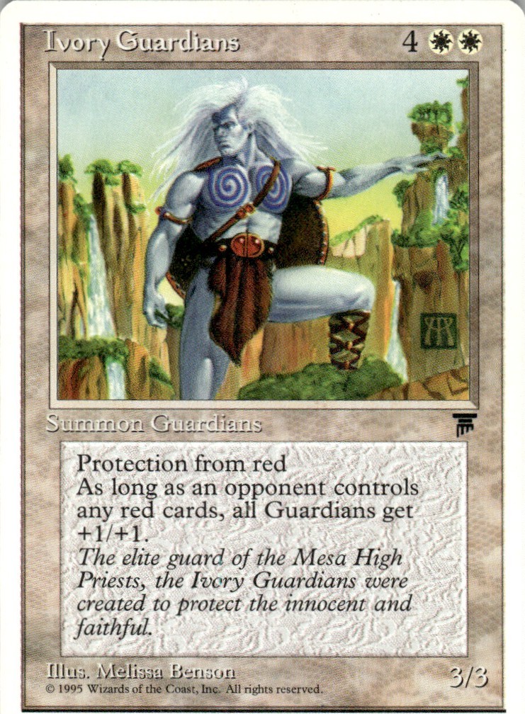 1994 Legends Magic The Gathering Ivory Guardians LP