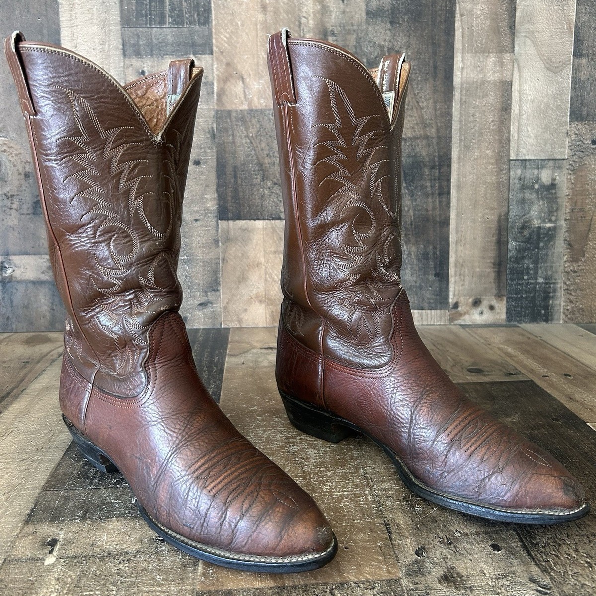 Nocona Vintage Bullhide Western Cowboy Boots Mens 11 D | eBay