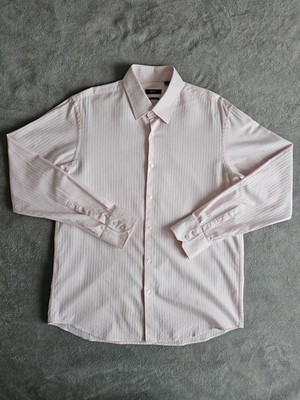 Boss Hugo Boss Herren Hemd Regular Fit Shirt XXL Baumwolle Langärmlig Rosa 618