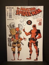 Amazing Spider-Man #611 SIGNED by  Skottie Young Deadpool Cover Marvel 2009 NM