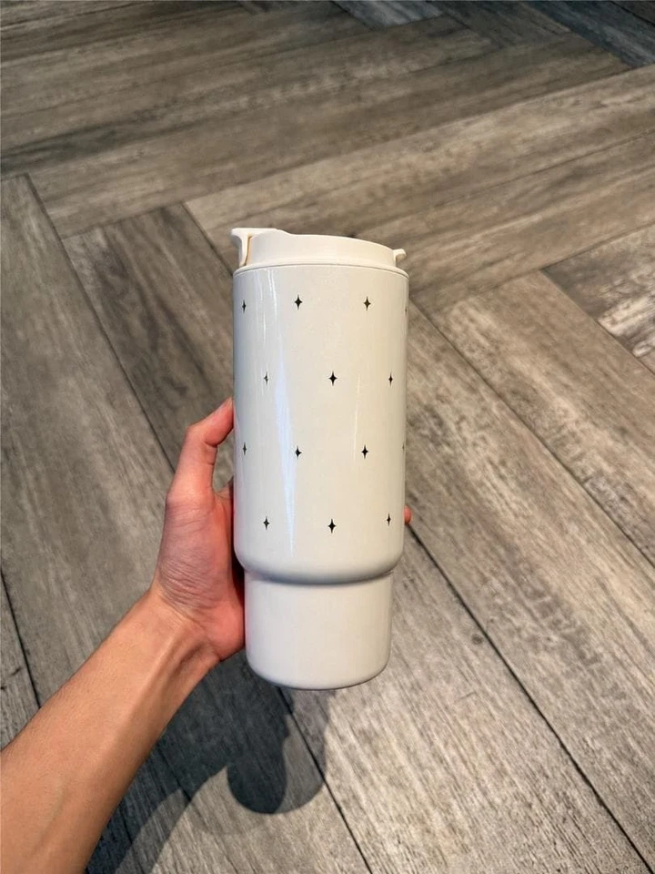 Starbucks Ribbon vaso aislado bidireccional con pajita nuevo - Imagen 3 de 4