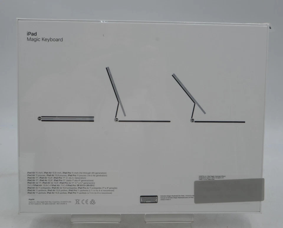 Apple - Magic Keyboard for iPad Pro 11‑inch (M4) - Black  MWR23LL/A NEW ... - Image 2 of 2