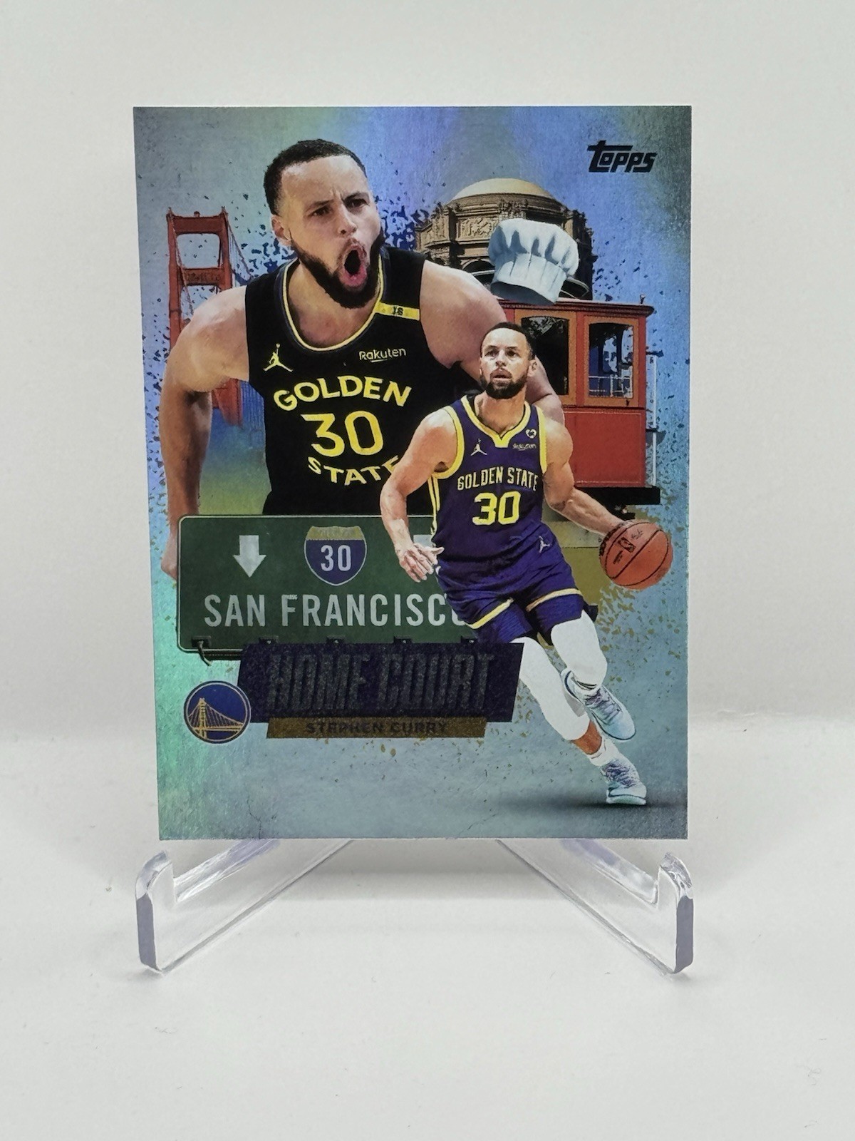 2025-26 Topps Basketball Stephen Curry Home Court Advantage #HCA-2 Warriors SSP