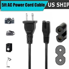AC Power Cord Cable for PS4  PS3 Slim Super Slim XBOX PC 2 Prong LAPTOP PSV