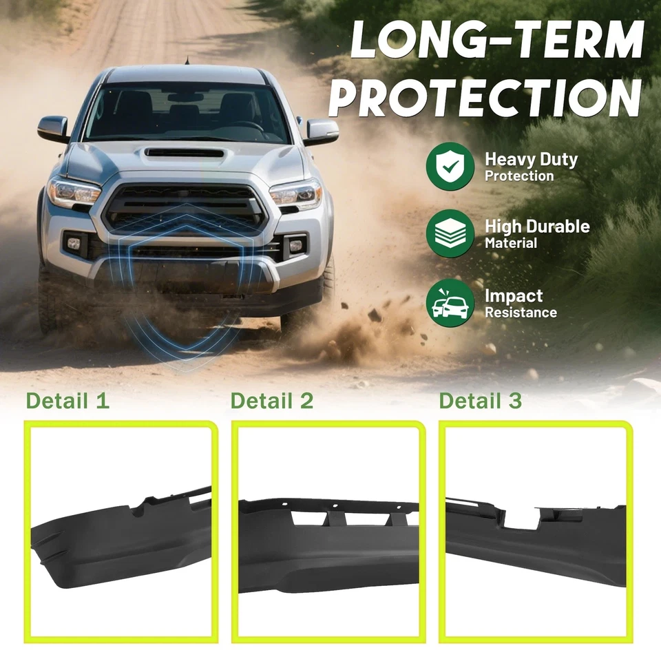 Front Valance Lower Spoiler Air Dam For Toyota Tacoma 2016-2023 #5385104070 Foto 4 de 4