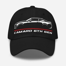 Premium Dad Hat For Camaro SS 6th Gen Car Owners Birthday Gift