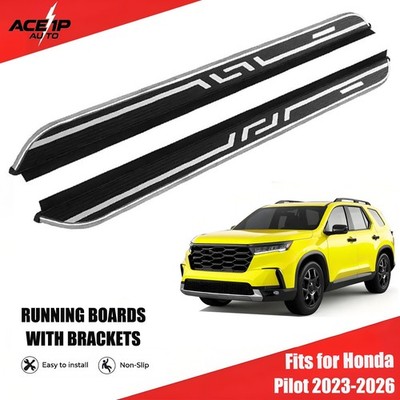 Fixed Running Boards Side Steps Pedals Fits for Honda Pilot 2023 2024 2025 2026