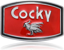 Cocky Belt Buckle Animal Rooster Belt Buckles Men Women Rectangle Western Booth'