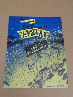 PLatters 1957 London Palladium Programme (Lonnie Donegan Skiffle Group)