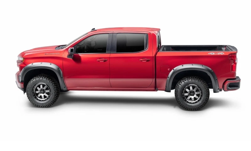 Bushwacker se adapta a Chevrolet Silverado 1500 14-15 estilo forja llamaradas - negro Foto 4 de 4