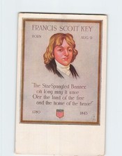Postcard Francis Scott Key