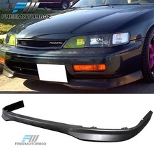 For 94-95 Honda Accord Pp Jdm T-r Style Front Bumper Lip Spoiler Black