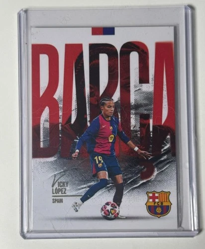 Vicky Lopez 2024-25 Futera FX FC Barcelona Barca Insert 05/08 #FCB23