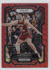 2024-25 Panini Prizm Draft Picks Red Wave Prizm Quinten Post #73 11ba