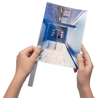 100 DURABLE Klemmschienen transparent DIN A5 50 Blatt