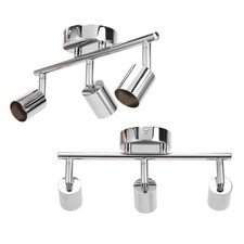 3 LED Track Light Base Adjustable Flexibly Rotatable 3 Way Ceiling Spotligh SG