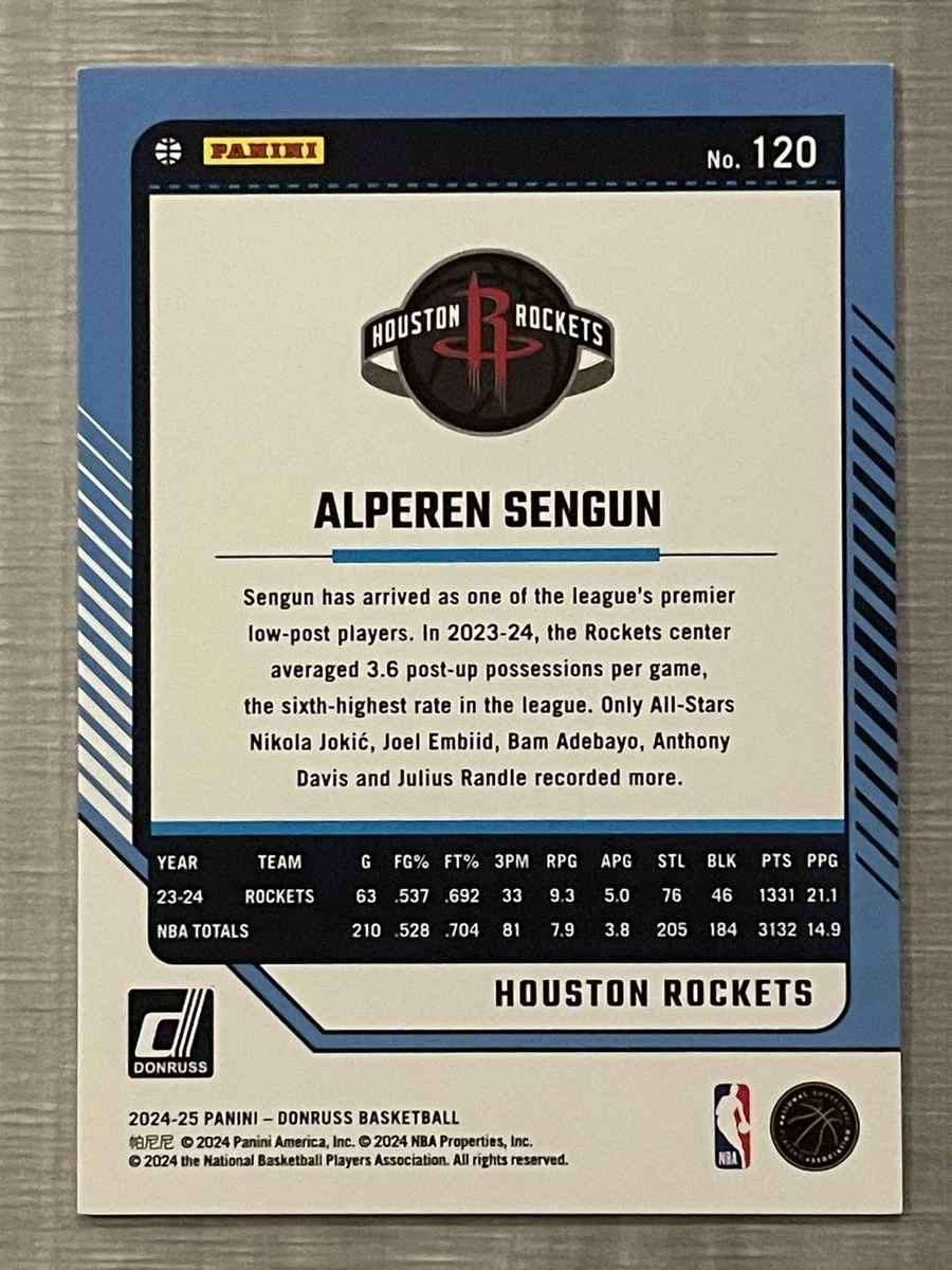 Alperen Sengün /49 (limitiert) 2024-25 Panini Donruss Optic #120