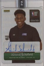 2019 Instant Draft Night Signatures Metal Green 2/10 Admiral Schofield Auto im4