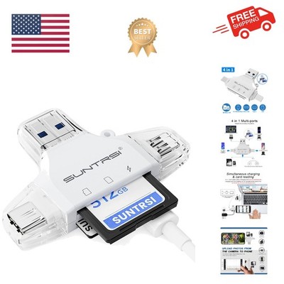 SD/Micro SD Card Reader for iPhone/ipad/Android/Mac/Computer/Camera,Portable ...