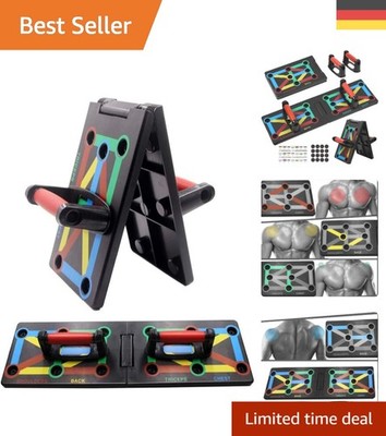 Tragbares 12 in 1 Push-Up Rack - Faltbar für Effektives Krafttraining Zuhause
