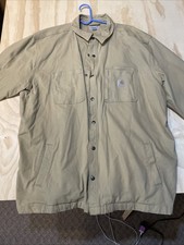 Carhartt Men s Tan Blanket Lined Jacket. 3 XL In Excellent Condition