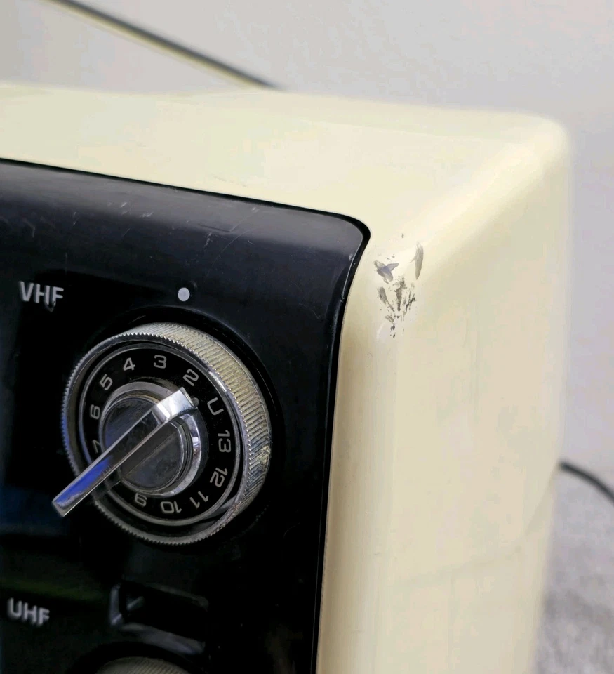 Sears CRT TV Television B&W Solid State Flip Knob Vintage 1976 PROP Parts ONLY - Image 4 of 4