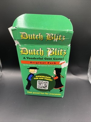 Dutch Blitz Family Card Game 'A Vonderful Goot  Game Complete Open Box