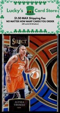 2024 Panini Select WNBA #172 Alyssa Thomas Prizms Red and Blue #/399