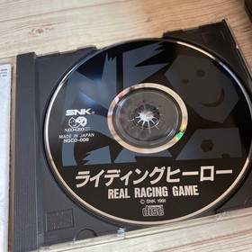 Riding Hero SNK NEOGEO CD Arcade Motorcycle Racing Japan Import CIB Used