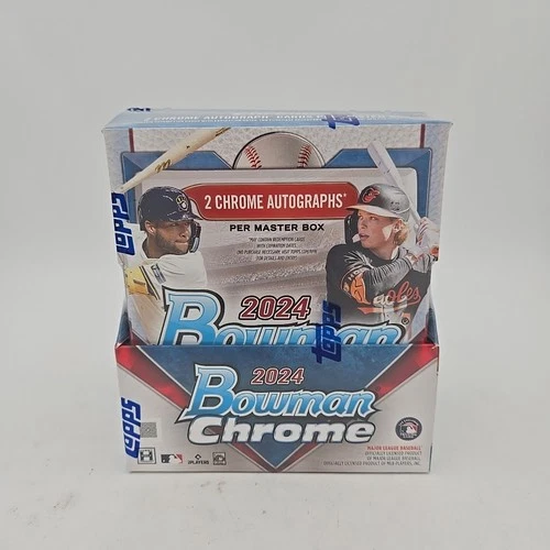 2024 Bowman Chrome Baseball Hobby Box 2 Autos