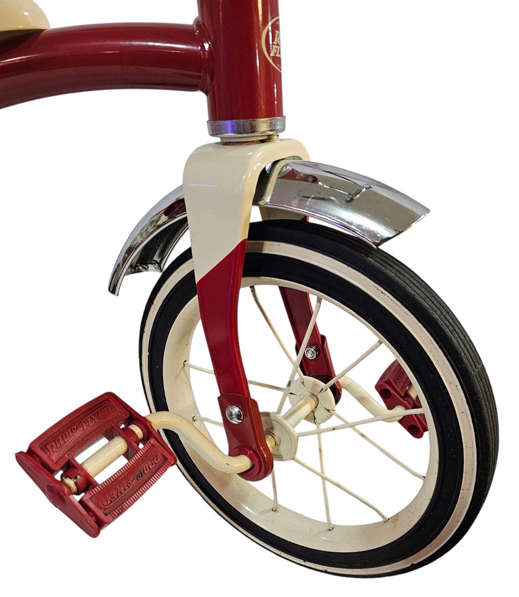 Radio Flyer Clasic Red Dual Deck Tricycle Toddler Metal | eBay
