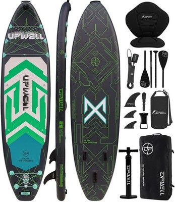 UPWELL 11'6''×35'' Extra Wide Inflatable Paddle Board, Stand Up Paddle Board fo...