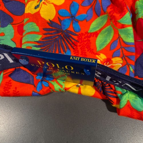 Boxer tejido estampado tropical Ralph Lauren Polo nuevo con etiquetas | Talla M (cintura 32" - 34") - Imagen 5 de 7