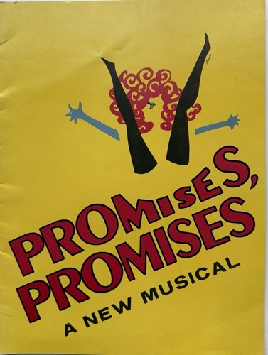 Promises, Promises Musical Souvenir Program – Bacharach & David, Bennett - 第 1/2 張圖片
