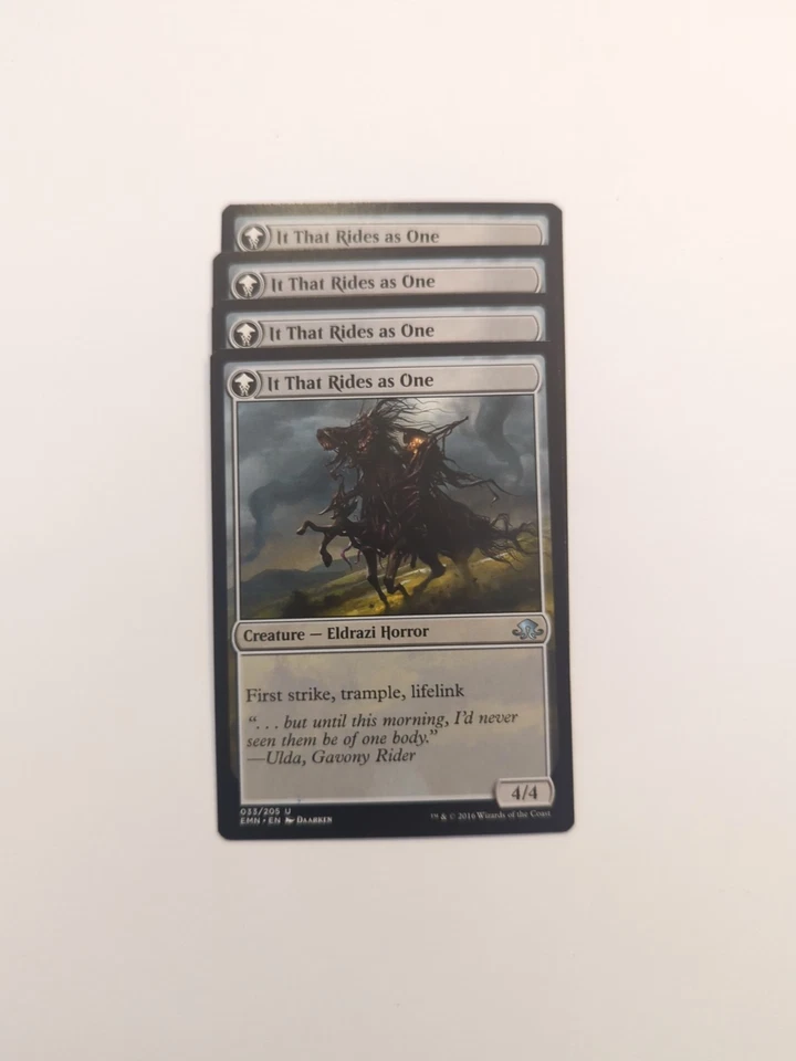 (4) Lone Rider *PLAYSET* Eldritch Moon Regular NM MTG - Image 2 of 2